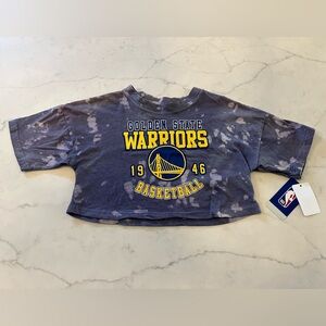 NBA Golden State Warriors Kids Blue Tie-Dye Tee